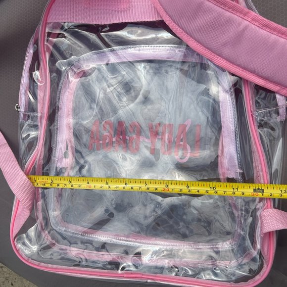 LADY GAGA Joanne 2017 World Tour VIP Transparent PVC Backpack - Picture 8 of 8